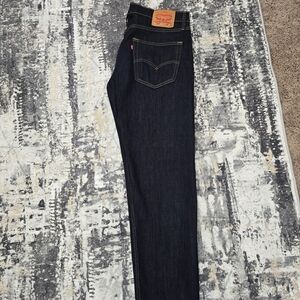 Levi's Men's Straight Jeans - Dark Blue